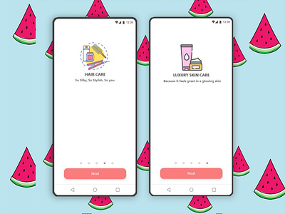 Beauty Store Mobile App UI Design