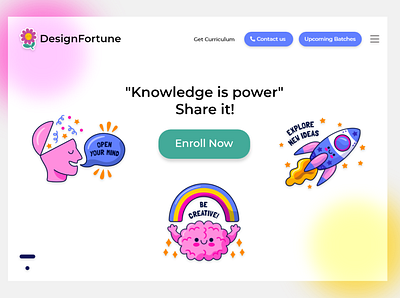 Design Fortune- An online platform for UI/UX design course 3d adobe xd animation app branding design figma glass effect graphic design illustrator logo motion graphics typography ui ui design uidesign uiux ux web website