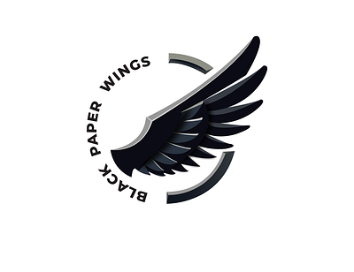 Minimal Wings Logo Design branding business logo flat logo graphic design logo logo design minimal logo