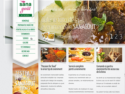 Sanagout Events Website