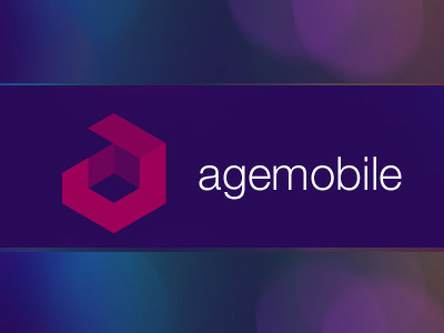 Agemobile Logo agemobile logo mobile proposal redesign webdesign