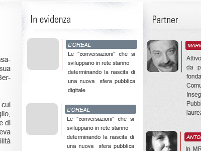 Mr Comunicazione - sidebar detail