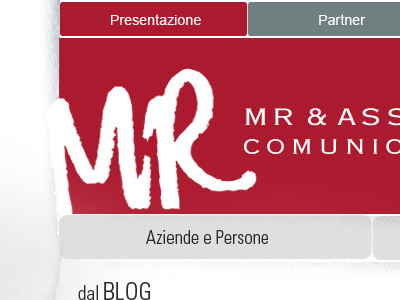 Mr Comunicazione - head detail header web web design