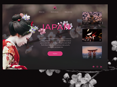 Travel to Japan around culture explore japan journey new horizons travelling travels ui world