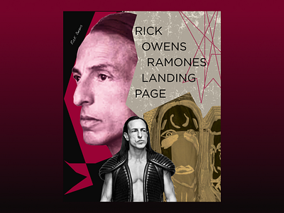 Rick Owens Ramones illustration ramones rick owens