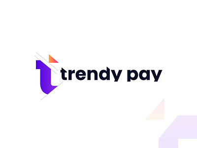 Trendy pay brand identity app icon brand identity branding compnay corporate logo flat icon logo logo design modern new logo pay logo trendy pay ui
