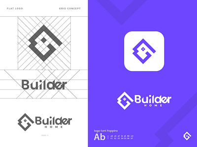 Builder Home Logo Brand Identity