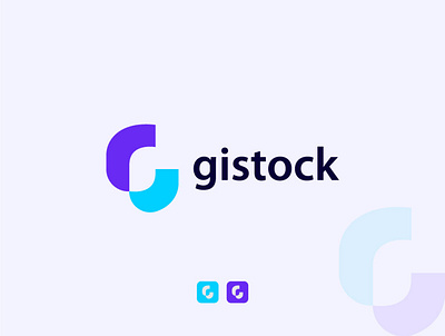 Gistock Logo brand identity app icon branding compnay design flat flat logo g logo g stock logo gistock graphic design icon icons logo logos modern g logo ui vector