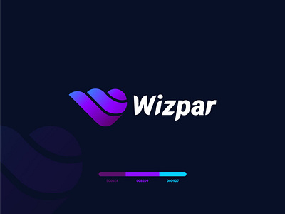 Wizpar logo brand identity