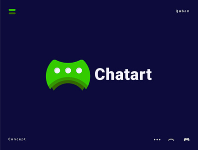 Chatart Logo brand identity app icon app logo branding call chat chatart chatboot compnay design flat graphic design icon icond logo logos message messenger messenger logo modern vector