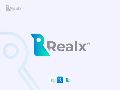 Realx logo design brand identity