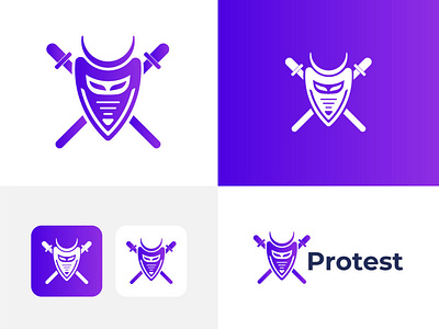 Protest Logo Brand identity