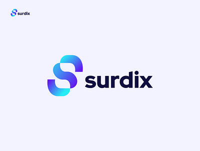 Surdix Brand logo design app icon brand branding compnay design flat icon illustration logo logo design surdix ui vector