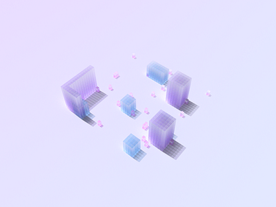 Cube color cube design ui