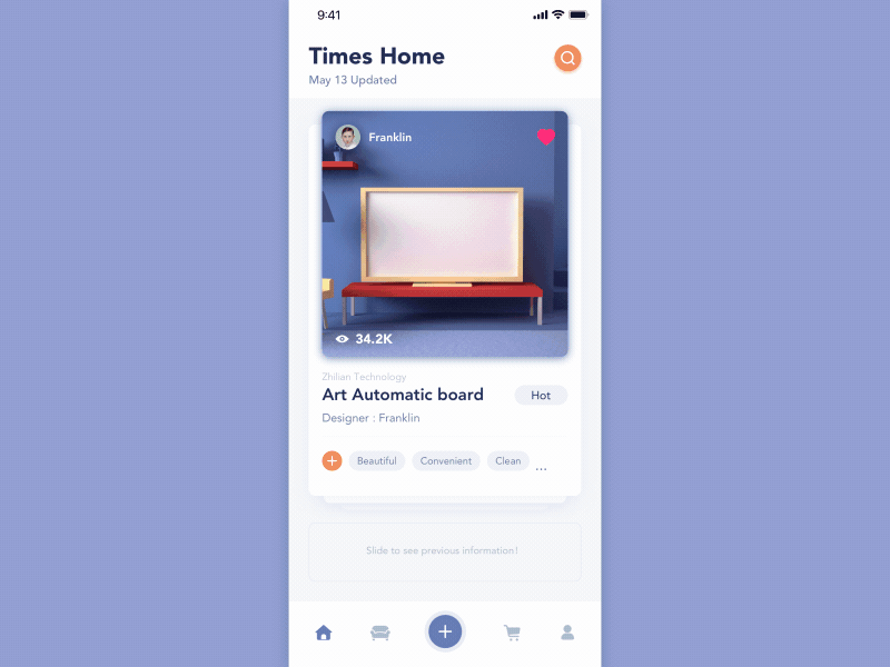 Furniture E-Commerce App Animation