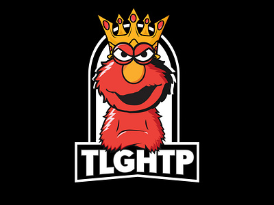 TLGHTP LOGO badass csgoplayerlogo elmo identity illustration logo logo design sesame street vector