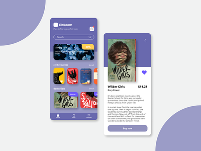 LibRoom | Mobile app design | Bookshop | Bookstore app books bookshop bookstore design mobile app design ui design ux design