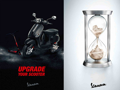 Vespa - Print Ad branding design vespa
