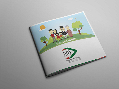 NB Bank - Brochure branding brochure design illustration vector