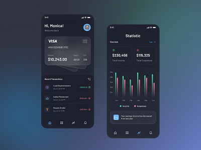 Keep Money - Mobile Design Banking App