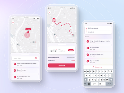 Taxi for Girls - Mobile Design Taxi App
