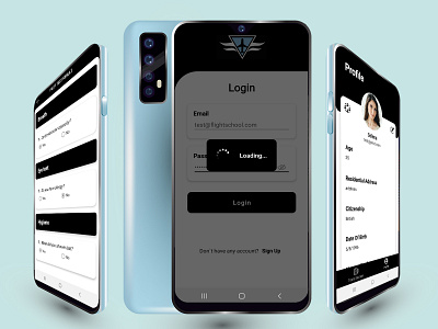GoPilot android app design mobile app prototype saas ux ui design