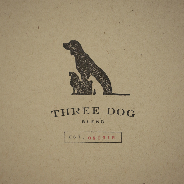 Three Dog Stamp Design by Christine Mitchell on Dribbble