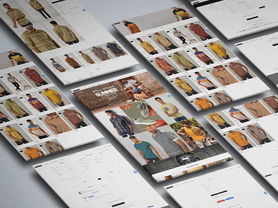 E-commerce UI & UX Design For Pluspoint Fashion Brand branding clean design graphic design ui ux