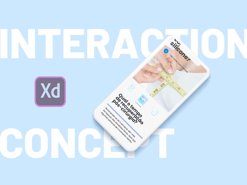 Interaction Concept animated on XD adobe xd motion design prototype user experience design user interface design
