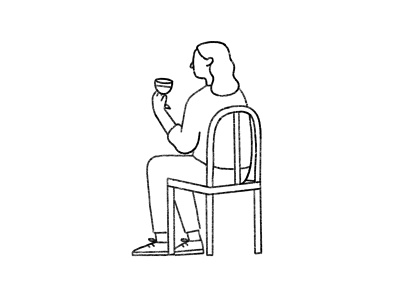 Mood chair character design line drawing line illustration simple lines site sitting sketch woman