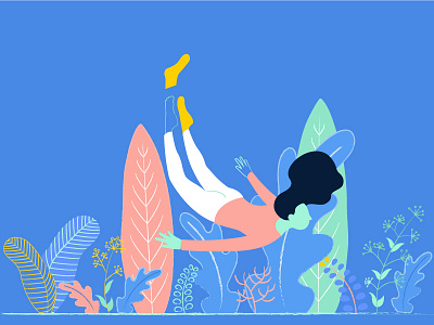 Floating by Petra Sitaru on Dribbble