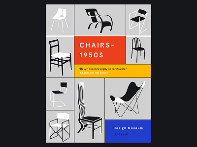 Chairs Poster chair eames furniture interior design poster product design