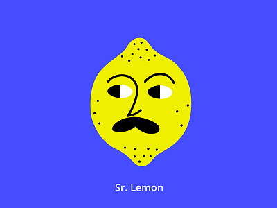 Sr Lemon face fruit lemon lemon face lemonade
