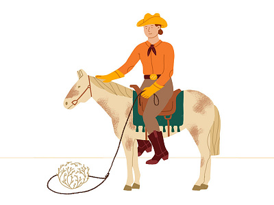 Nothing found 404 boots cowboy horse illustration design lost lostconnection nothingfound productillustration ui illustration women rider