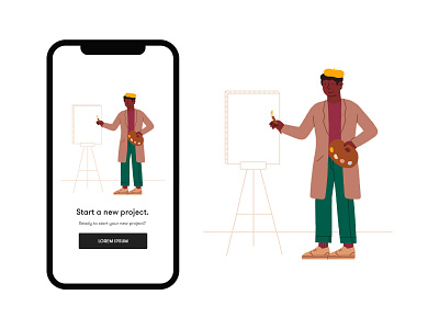 New project artist new project painter product illustration spot illustration ui illustration