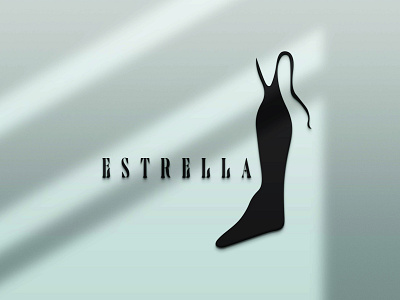 logo design for a dresses magazine branding design graphic design illustration logo