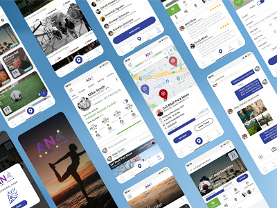 Ani Activity - Sport Organization App design figma ui ui designer ux web