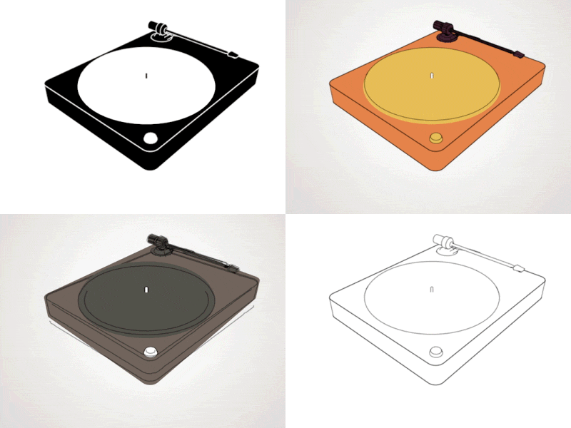 Turntables 3d animation cinema 4d turntable