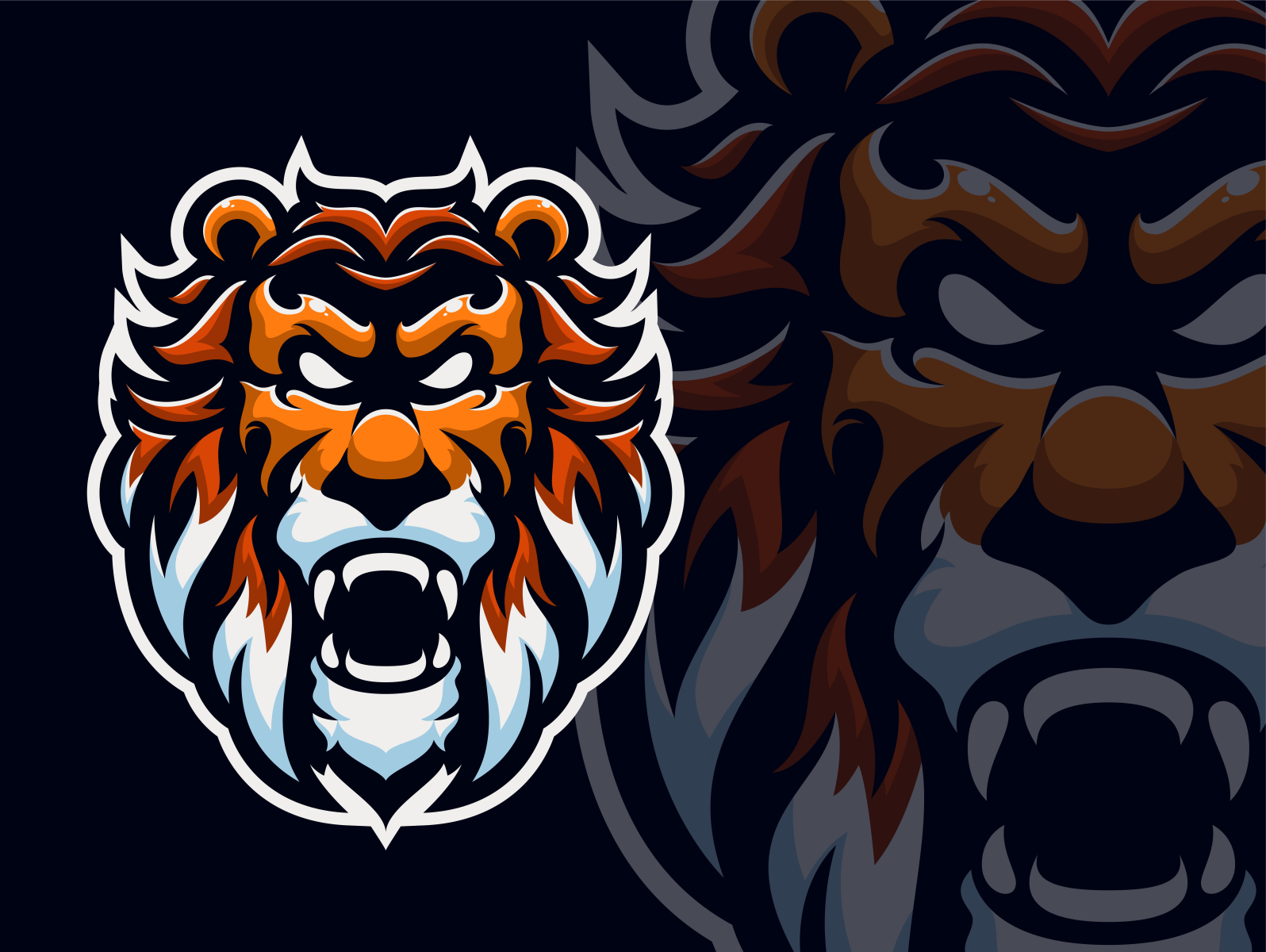 Lion masscot logo esport by Sigit Wisnu murti on Dribbble