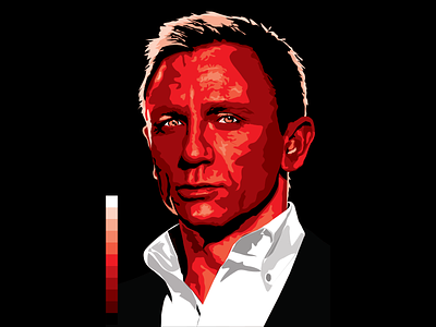 Portrait- Daniel Craig ilustration