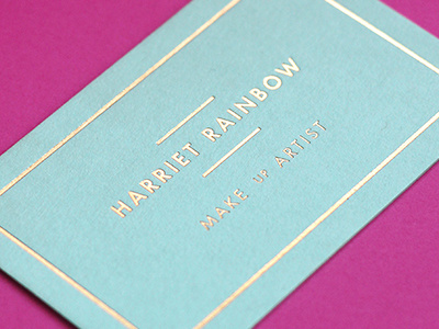 Harriet Rainbow Business Cards branding business cards design identity print