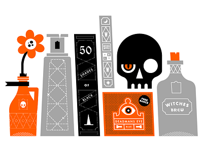 Halloween WIP black halloween illustration orange wip