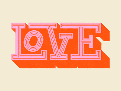 LOVE typography WIP