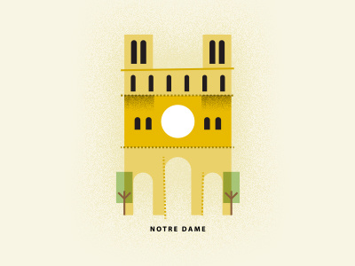 Notre Dame building europe france illustration landmarks notre dame paris