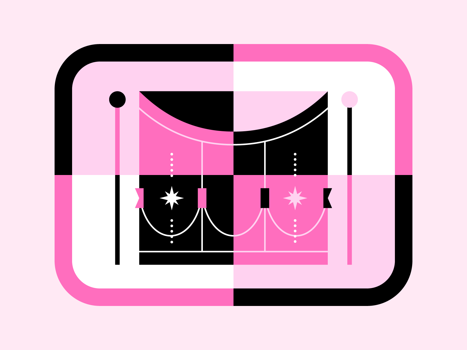 Music black colour digital drum guitar illustration illustrator music pattern pink record vector vinyl