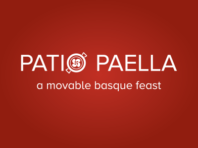 Patio Paella basque catering logo paella