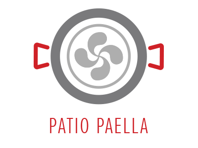 Patio Paella basque catering logo paella