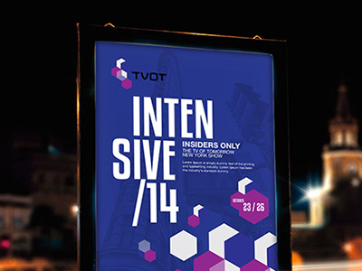 Event branding TVOT 2014 branding design event industry poster tv