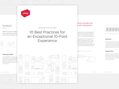 Exceptional 10-foot Experience Guide 10 foot design ottawa television tv ui user experience user interface ux white paper youi.tv