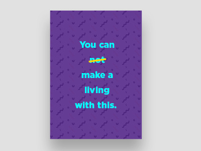 Can you make a living with this? daily shot design life designer gatineau ottawa ui ui card ux